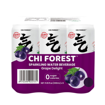 CHI FOREST SP/WTR GRAPE DELIGHT 6X330ML