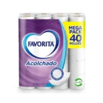 Papel Higiénico Favorita Doble Hoja Acolchado 40 Un - Imagen 2