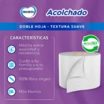 Papel Higiénico Favorita Doble Hoja Acolchado 40 Un - Imagen 3