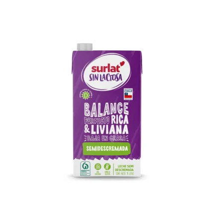 Leche Semidescremada Sin Lactosa